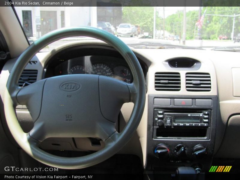 Cinnamon / Beige 2004 Kia Rio Sedan