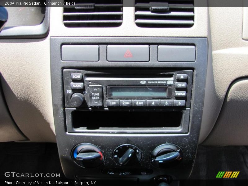 Cinnamon / Beige 2004 Kia Rio Sedan