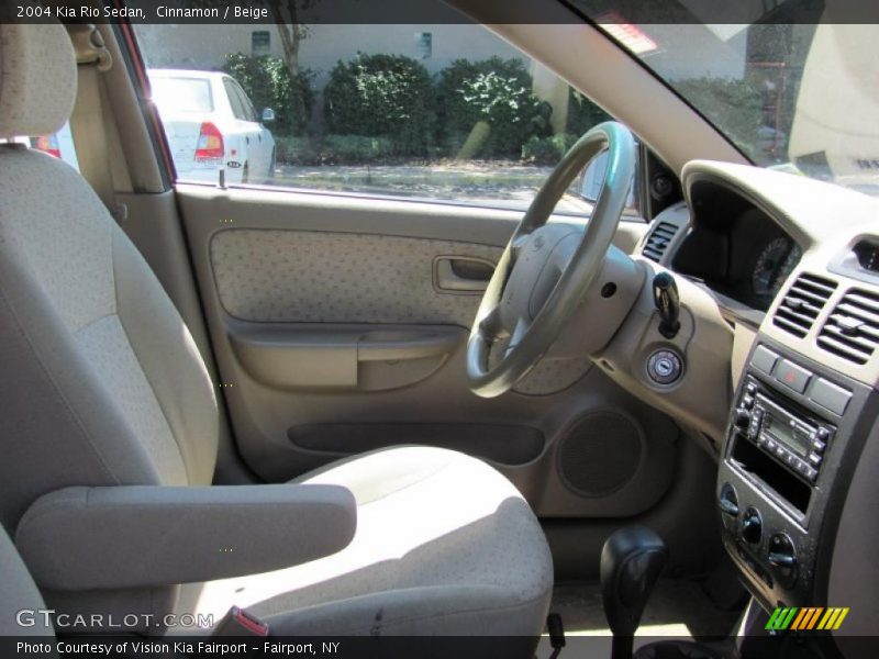 Cinnamon / Beige 2004 Kia Rio Sedan