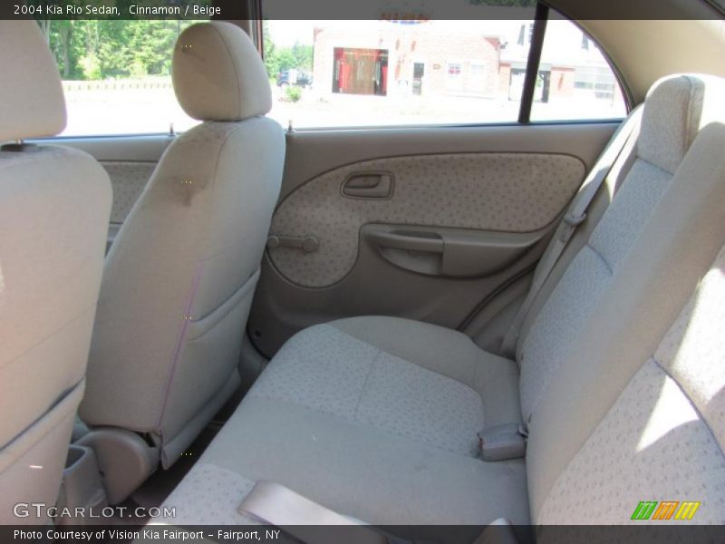 Cinnamon / Beige 2004 Kia Rio Sedan