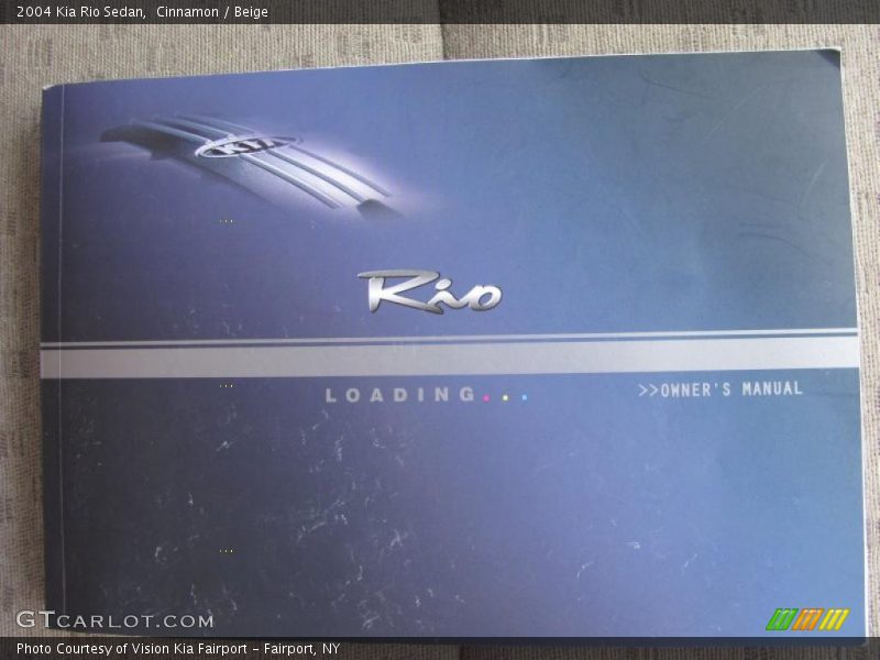 Cinnamon / Beige 2004 Kia Rio Sedan