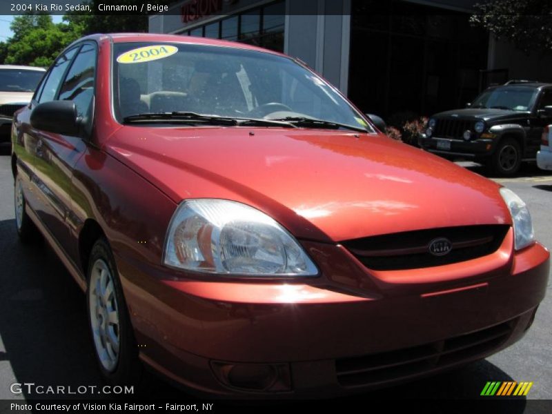 Cinnamon / Beige 2004 Kia Rio Sedan