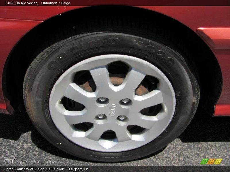 Cinnamon / Beige 2004 Kia Rio Sedan