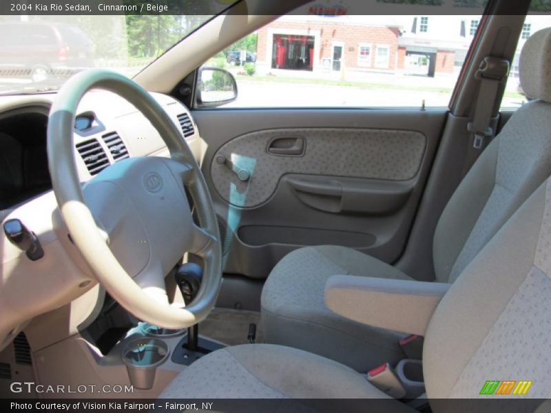 Cinnamon / Beige 2004 Kia Rio Sedan