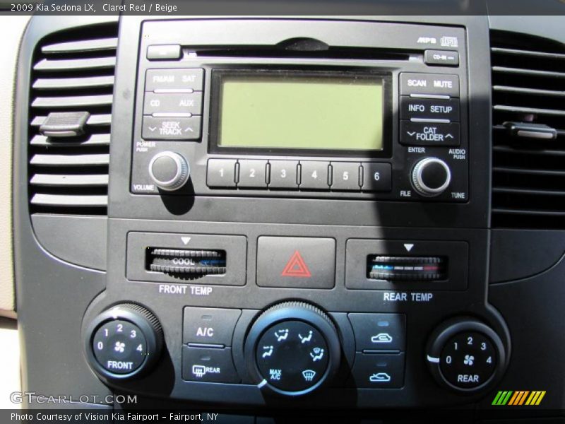 Claret Red / Beige 2009 Kia Sedona LX