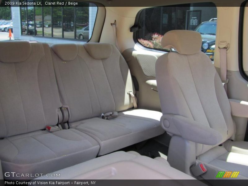 Claret Red / Beige 2009 Kia Sedona LX