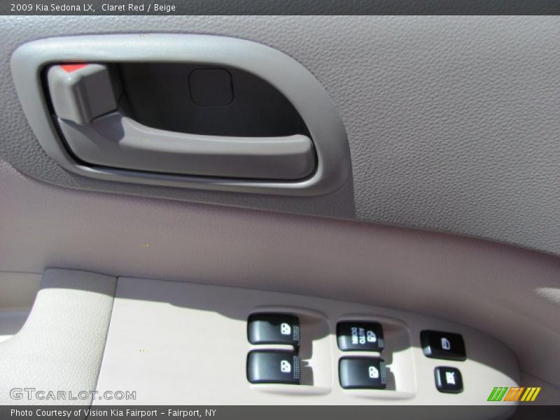 Claret Red / Beige 2009 Kia Sedona LX