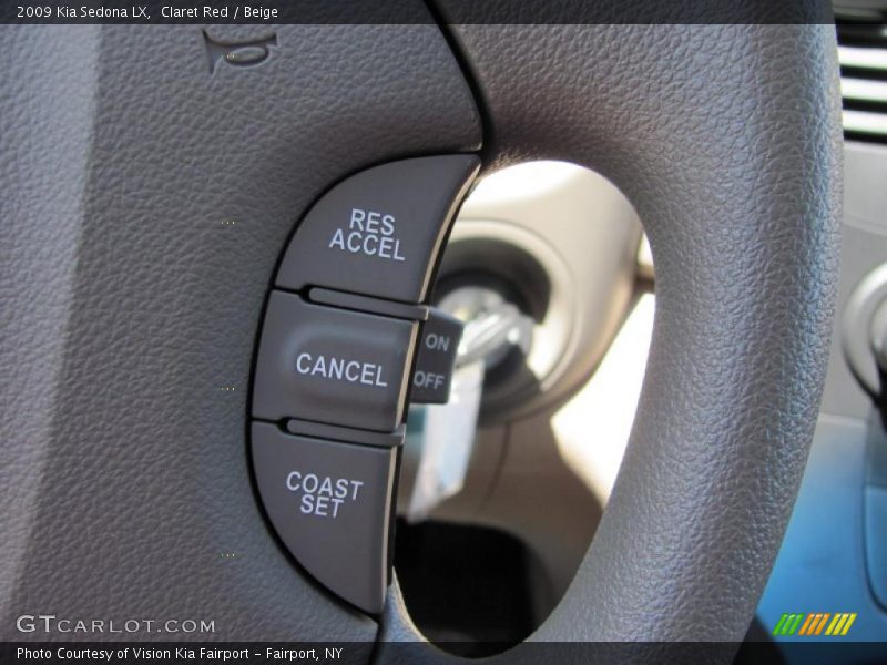 Claret Red / Beige 2009 Kia Sedona LX