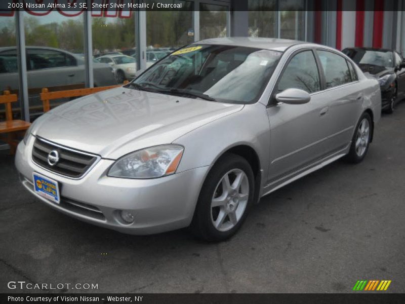 Sheer Silver Metallic / Charcoal 2003 Nissan Altima 3.5 SE