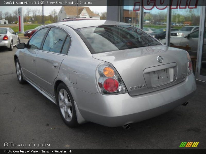 Sheer Silver Metallic / Charcoal 2003 Nissan Altima 3.5 SE