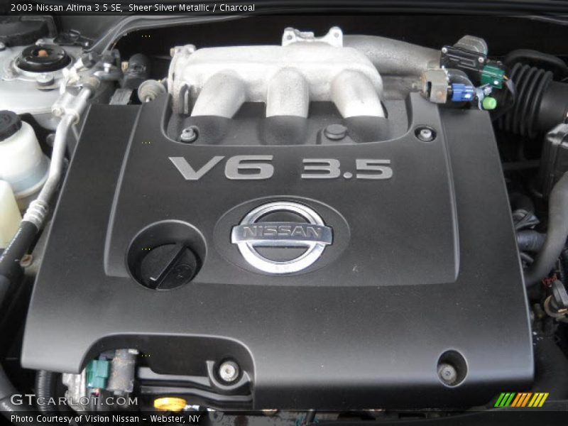 Sheer Silver Metallic / Charcoal 2003 Nissan Altima 3.5 SE