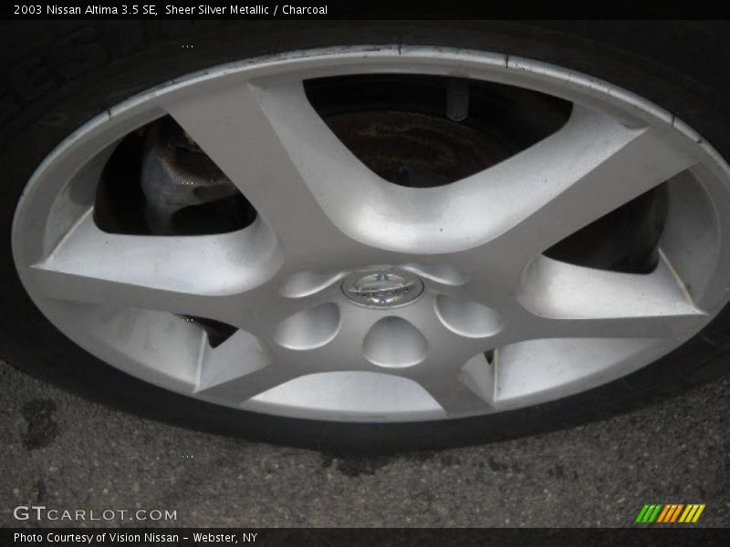 Sheer Silver Metallic / Charcoal 2003 Nissan Altima 3.5 SE