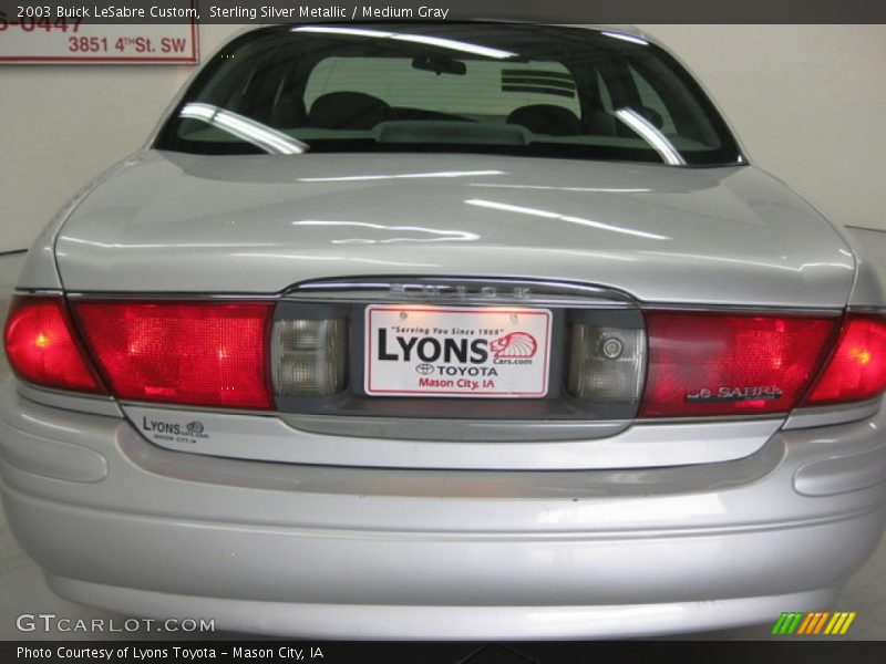 Sterling Silver Metallic / Medium Gray 2003 Buick LeSabre Custom