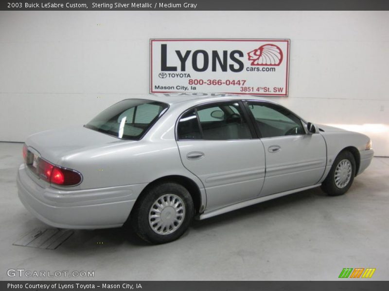 Sterling Silver Metallic / Medium Gray 2003 Buick LeSabre Custom