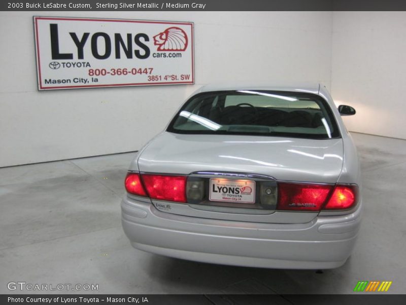 Sterling Silver Metallic / Medium Gray 2003 Buick LeSabre Custom