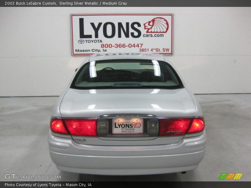 Sterling Silver Metallic / Medium Gray 2003 Buick LeSabre Custom