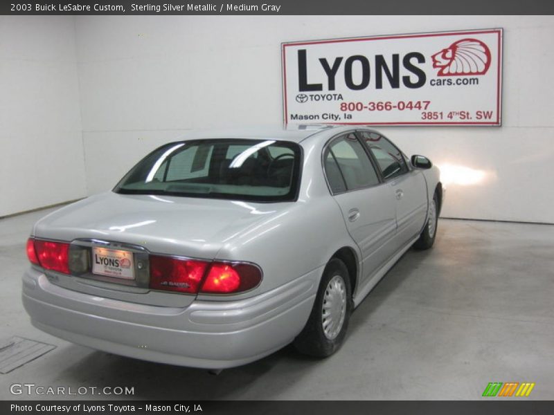 Sterling Silver Metallic / Medium Gray 2003 Buick LeSabre Custom