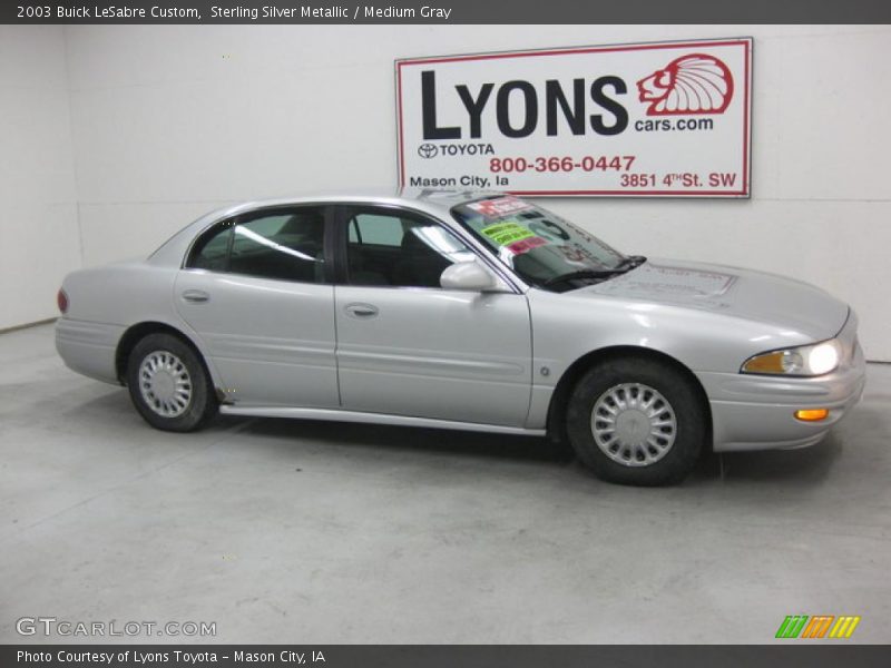 Sterling Silver Metallic / Medium Gray 2003 Buick LeSabre Custom
