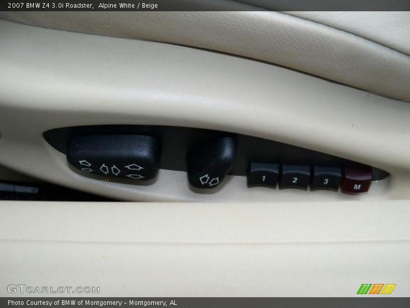 Alpine White / Beige 2007 BMW Z4 3.0i Roadster