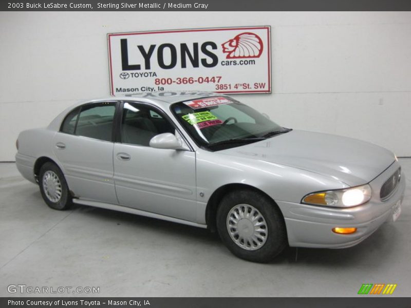 Sterling Silver Metallic / Medium Gray 2003 Buick LeSabre Custom