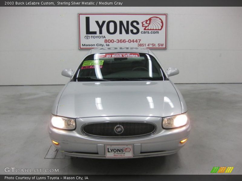 Sterling Silver Metallic / Medium Gray 2003 Buick LeSabre Custom