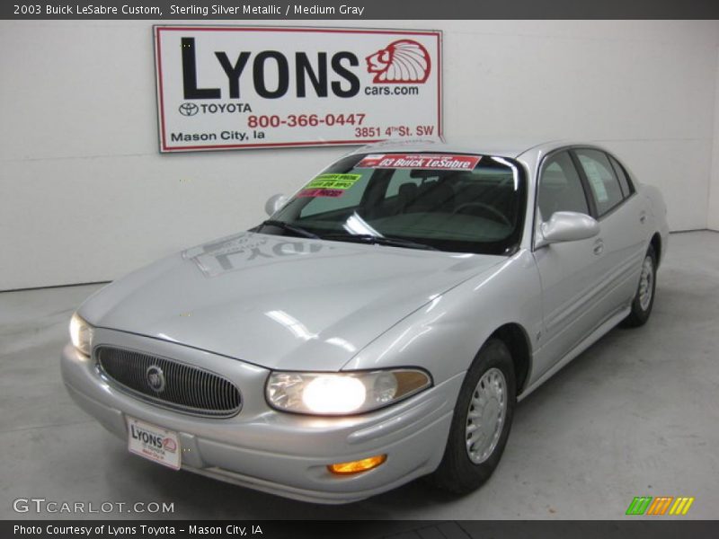 Sterling Silver Metallic / Medium Gray 2003 Buick LeSabre Custom