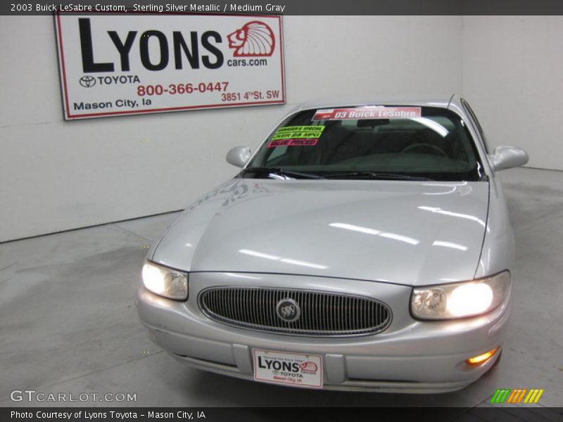 Sterling Silver Metallic / Medium Gray 2003 Buick LeSabre Custom