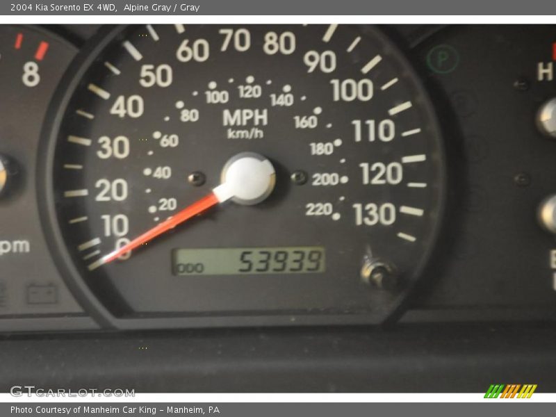 Alpine Gray / Gray 2004 Kia Sorento EX 4WD