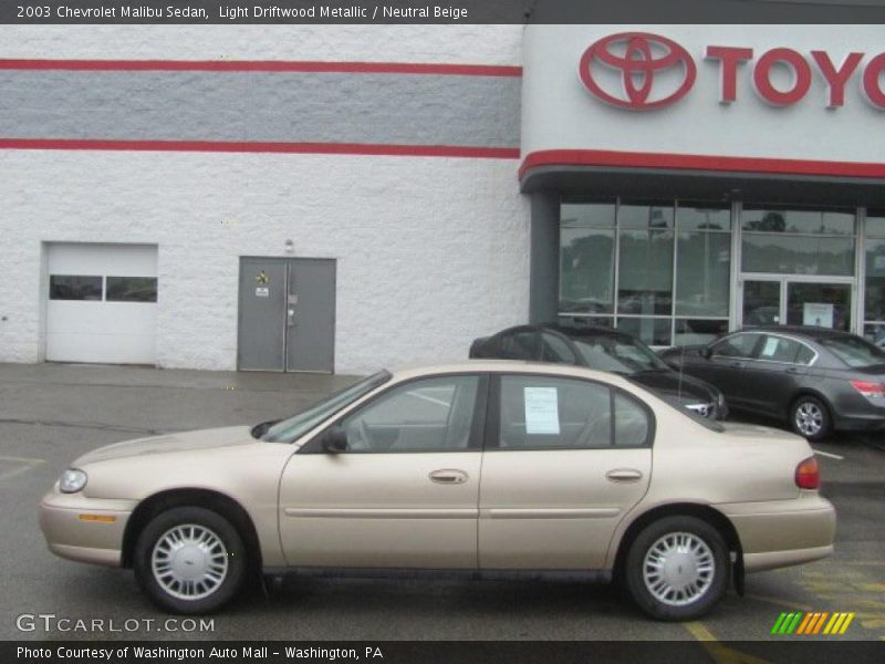 Light Driftwood Metallic / Neutral Beige 2003 Chevrolet Malibu Sedan