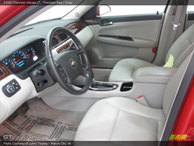 Precision Red / Gray 2008 Chevrolet Impala LT