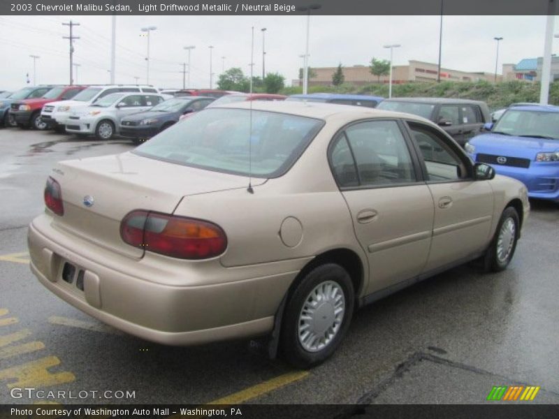 Light Driftwood Metallic / Neutral Beige 2003 Chevrolet Malibu Sedan