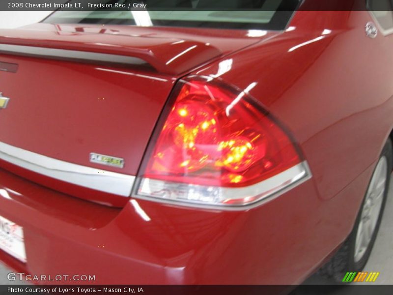 Precision Red / Gray 2008 Chevrolet Impala LT