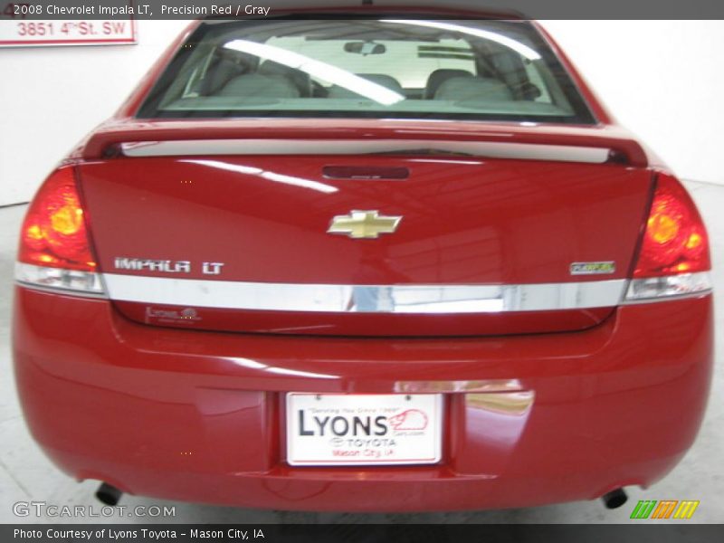 Precision Red / Gray 2008 Chevrolet Impala LT