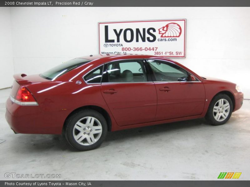 Precision Red / Gray 2008 Chevrolet Impala LT