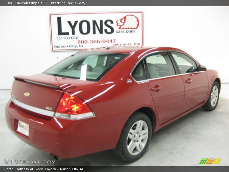 Precision Red / Gray 2008 Chevrolet Impala LT