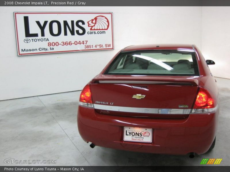 Precision Red / Gray 2008 Chevrolet Impala LT