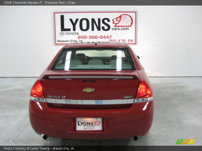 Precision Red / Gray 2008 Chevrolet Impala LT