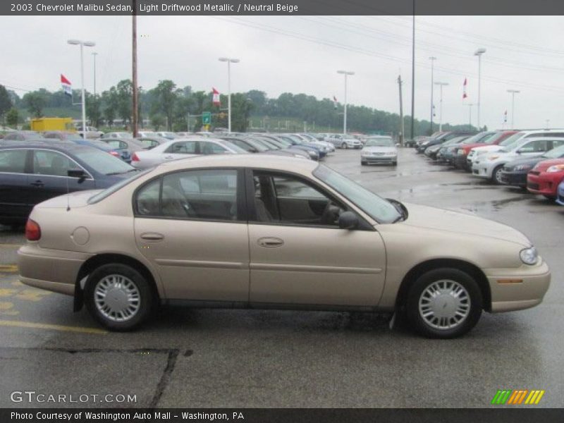 Light Driftwood Metallic / Neutral Beige 2003 Chevrolet Malibu Sedan