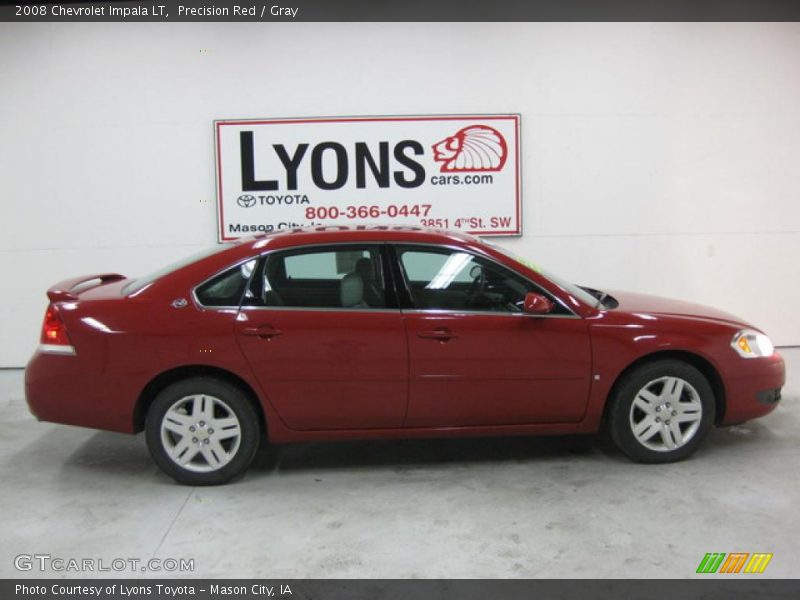 Precision Red / Gray 2008 Chevrolet Impala LT