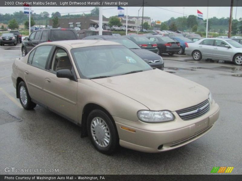 Light Driftwood Metallic / Neutral Beige 2003 Chevrolet Malibu Sedan