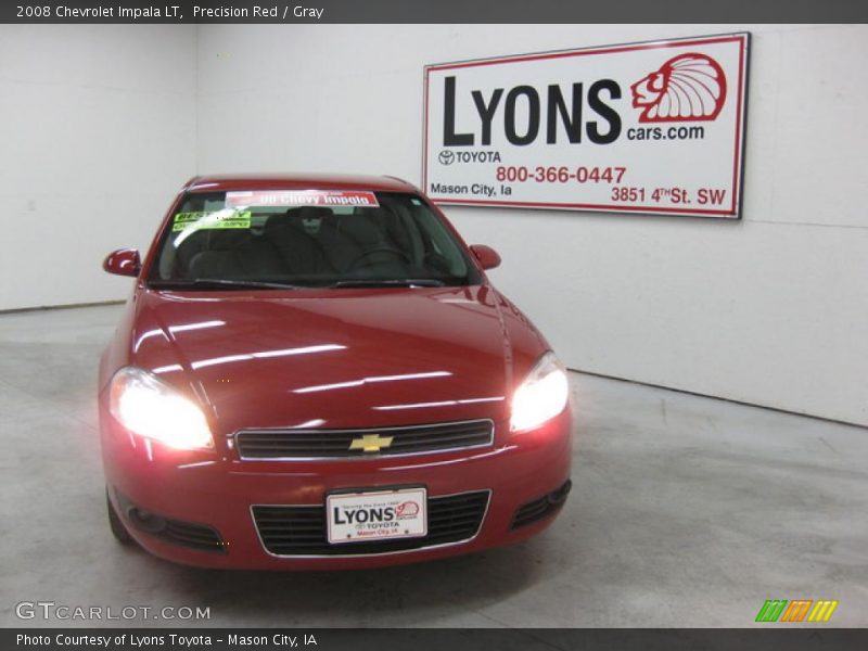 Precision Red / Gray 2008 Chevrolet Impala LT