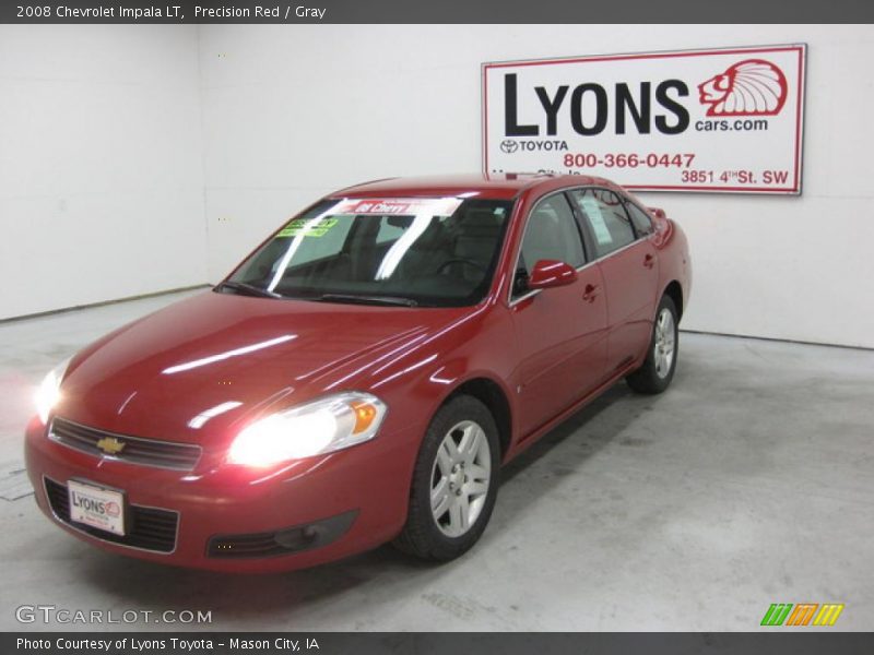 Precision Red / Gray 2008 Chevrolet Impala LT