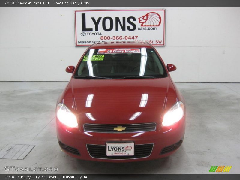 Precision Red / Gray 2008 Chevrolet Impala LT