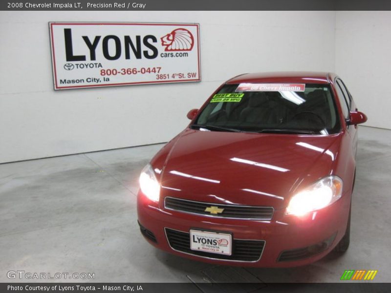 Precision Red / Gray 2008 Chevrolet Impala LT