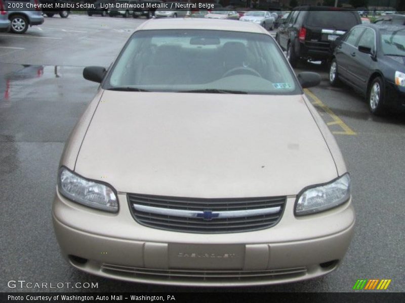 Light Driftwood Metallic / Neutral Beige 2003 Chevrolet Malibu Sedan