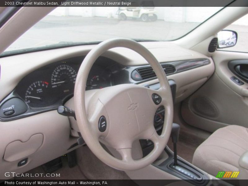 Light Driftwood Metallic / Neutral Beige 2003 Chevrolet Malibu Sedan
