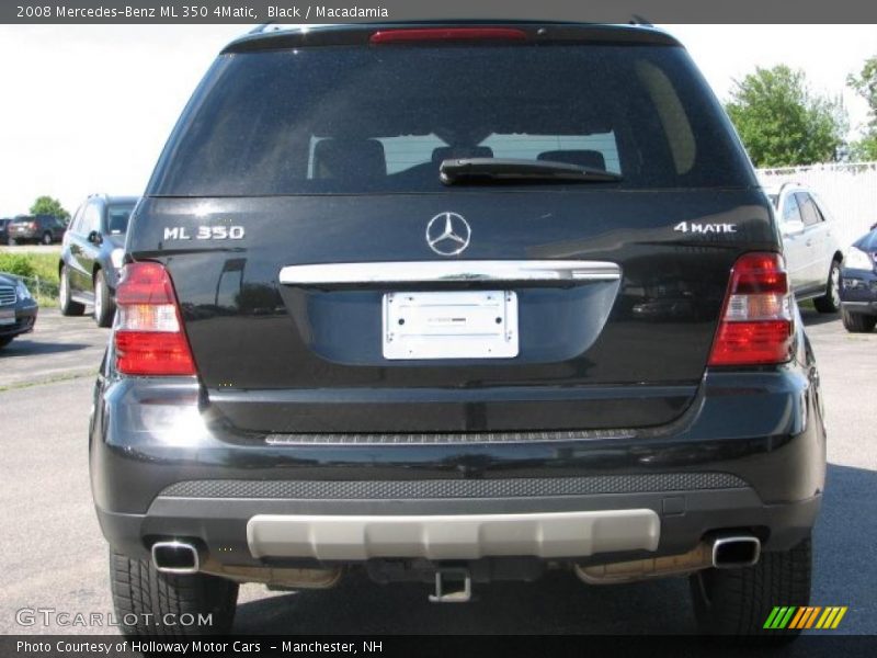 Black / Macadamia 2008 Mercedes-Benz ML 350 4Matic