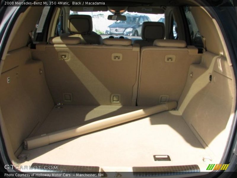 Black / Macadamia 2008 Mercedes-Benz ML 350 4Matic