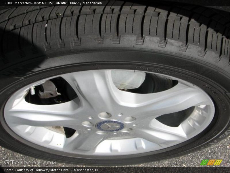 Black / Macadamia 2008 Mercedes-Benz ML 350 4Matic