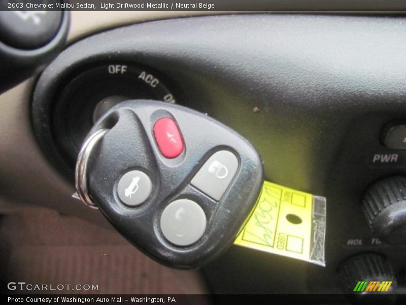 Light Driftwood Metallic / Neutral Beige 2003 Chevrolet Malibu Sedan